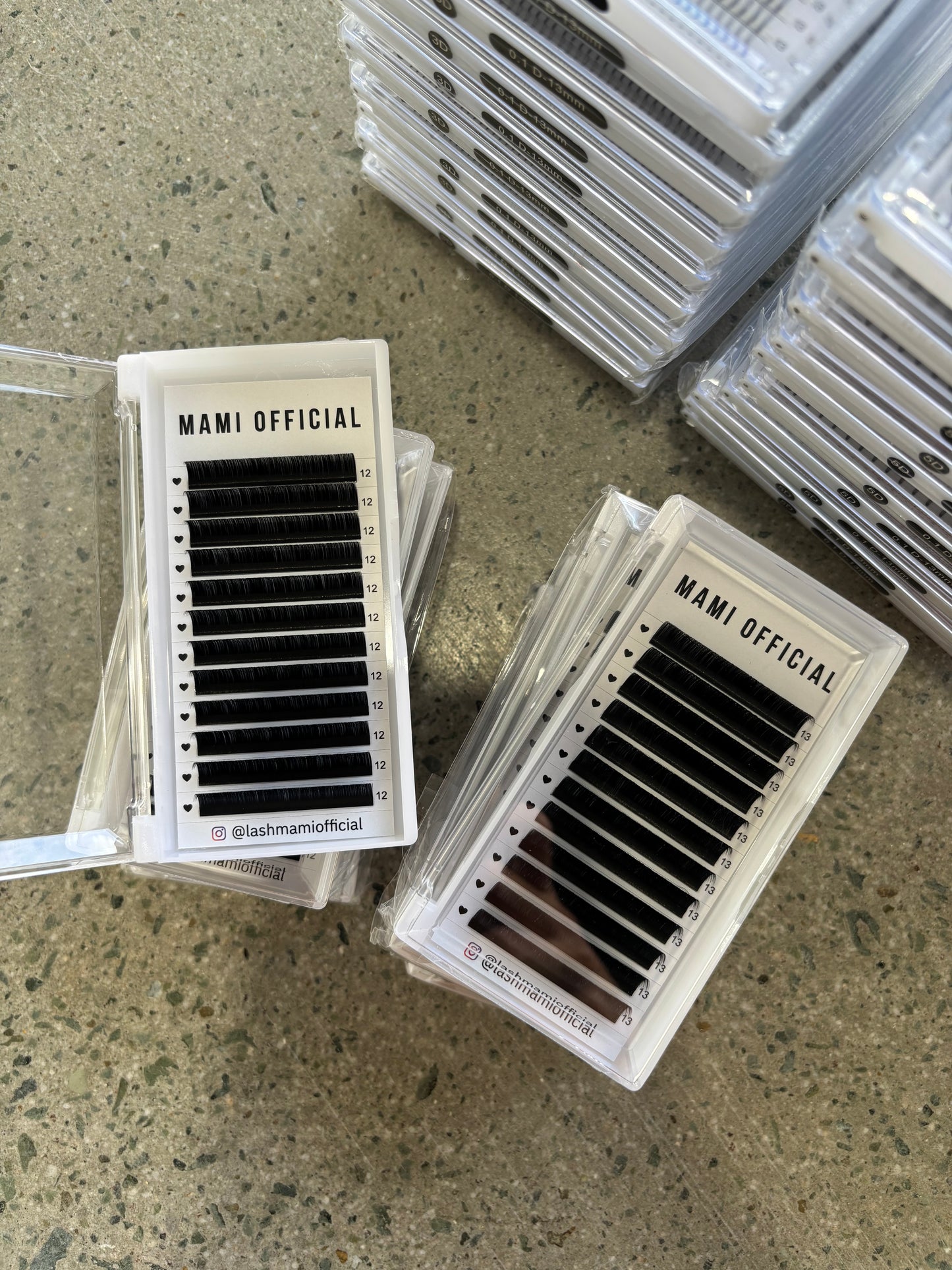 Classic & Volume lash trays 0.07